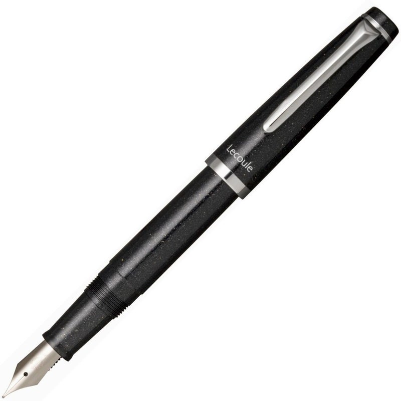 Sailor Fountain Pen Lecoule Power Stone Color, Black Crystal, Medium Fine (11-0311-320) - Image 1